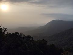 Montañas al atardecer